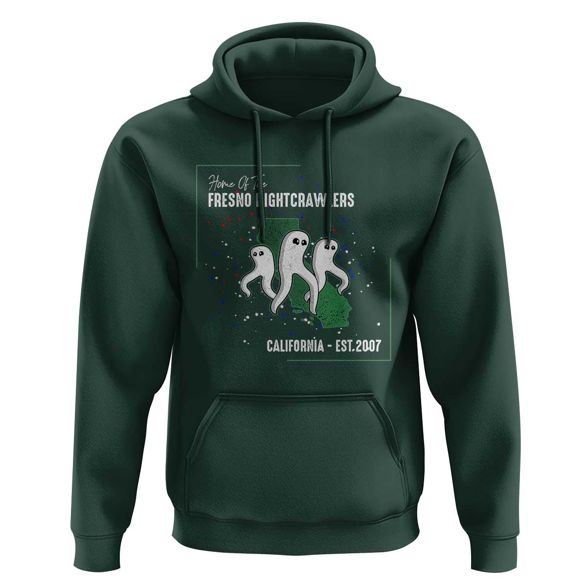 Fresno Nightcrawlers Hoodie Home Of California Cryptid Gift - Wonder Print Shop
