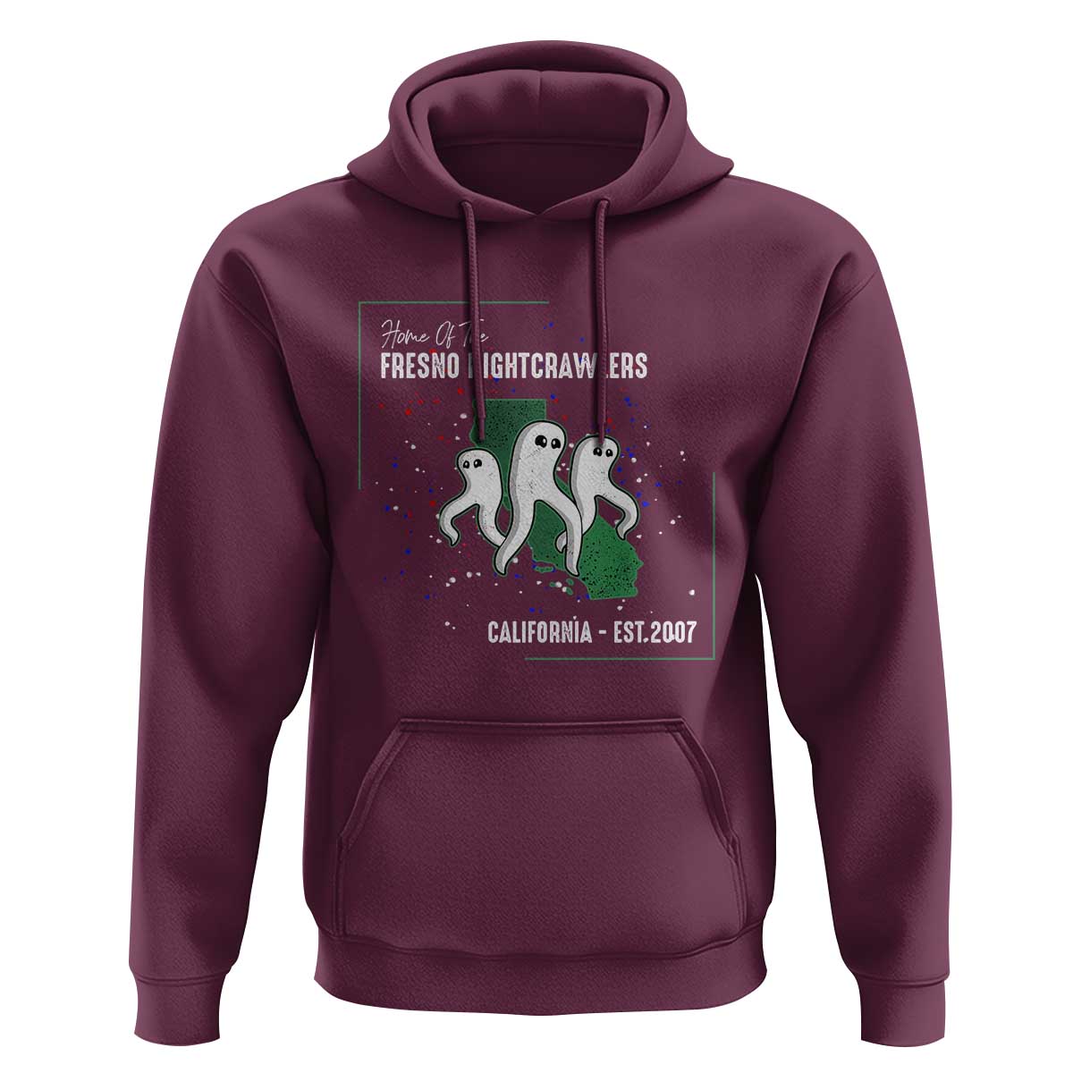 Fresno Nightcrawlers Hoodie Home Of California Cryptid Gift - Wonder Print Shop