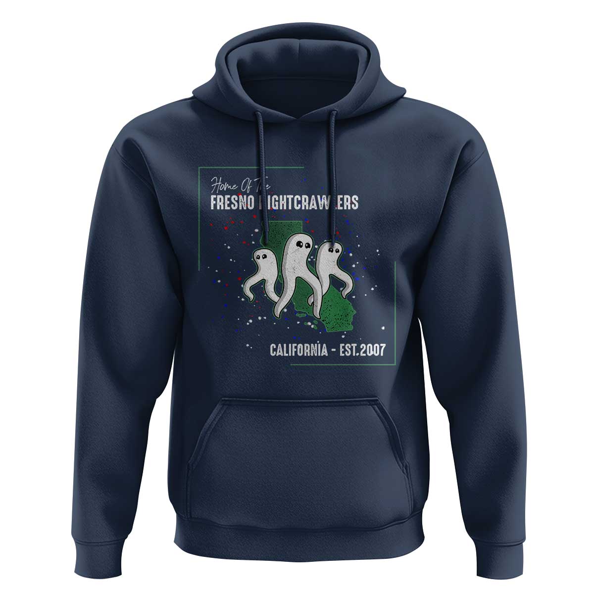 Fresno Nightcrawlers Hoodie Home Of California Cryptid Gift - Wonder Print Shop