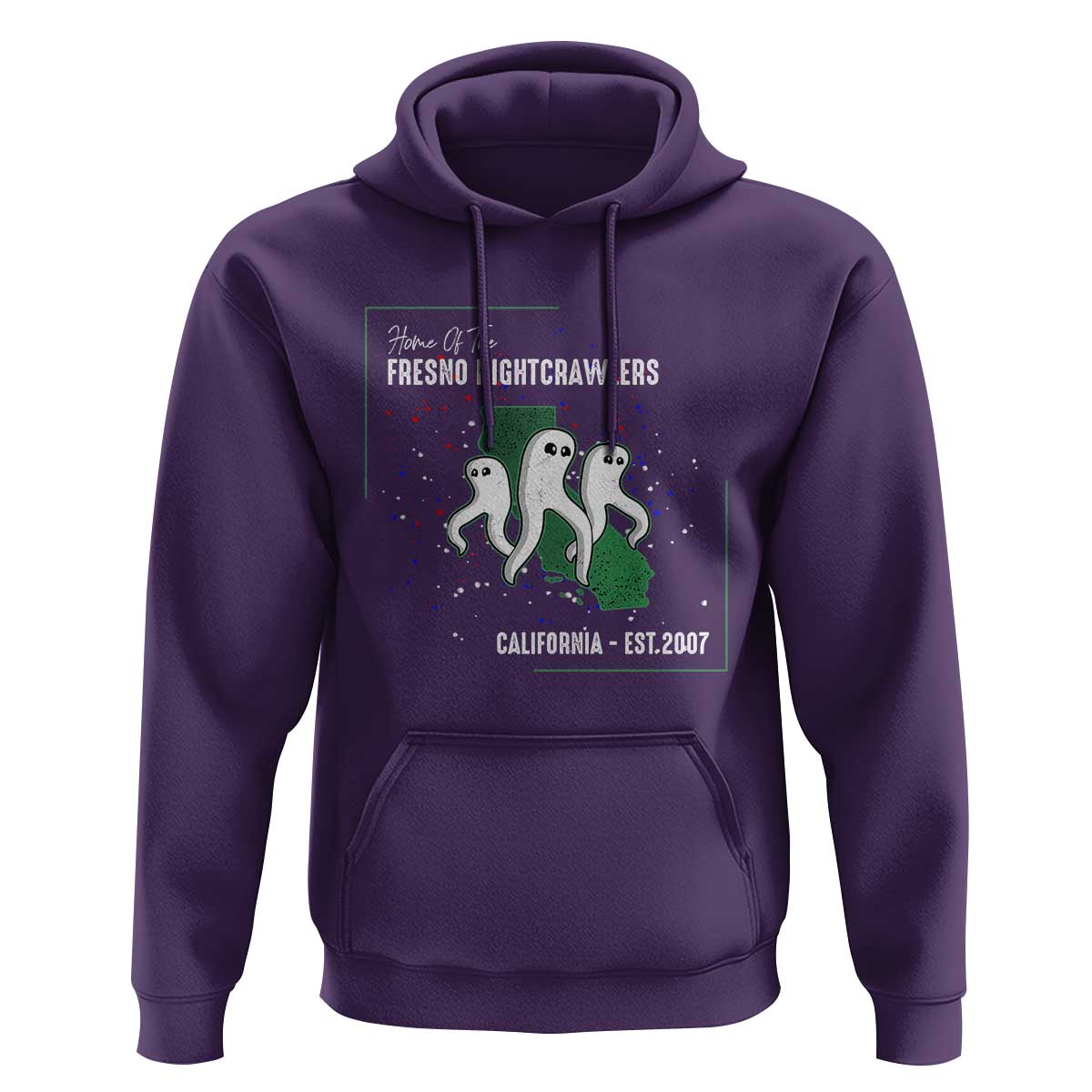 Fresno Nightcrawlers Hoodie Home Of California Cryptid Gift - Wonder Print Shop