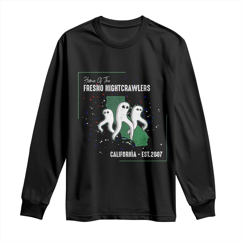 Fresno Nightcrawlers Long Sleeve Shirt Home Of California Cryptid Gift - Wonder Print Shop