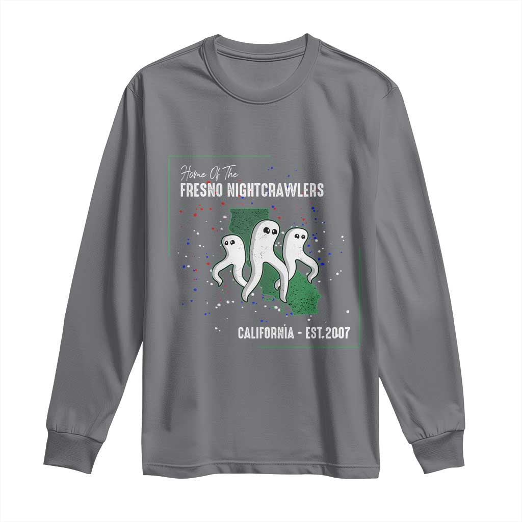 Fresno Nightcrawlers Long Sleeve Shirt Home Of California Cryptid Gift - Wonder Print Shop
