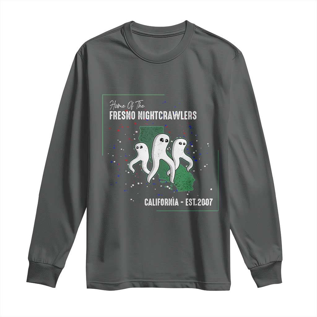 Fresno Nightcrawlers Long Sleeve Shirt Home Of California Cryptid Gift - Wonder Print Shop