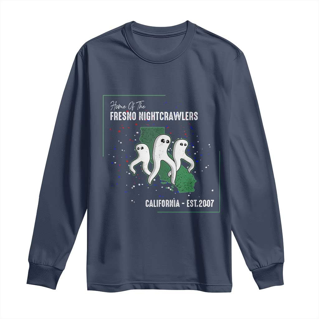 Fresno Nightcrawlers Long Sleeve Shirt Home Of California Cryptid Gift - Wonder Print Shop