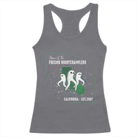 Fresno Nightcrawlers Racerback Tank Top Home Of California Cryptid Gift - Wonder Print Shop