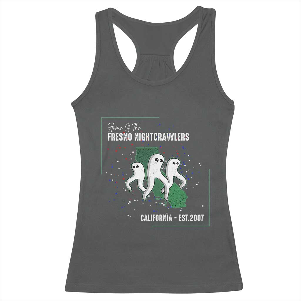 Fresno Nightcrawlers Racerback Tank Top Home Of California Cryptid Gift - Wonder Print Shop