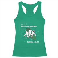 Fresno Nightcrawlers Racerback Tank Top Home Of California Cryptid Gift - Wonder Print Shop