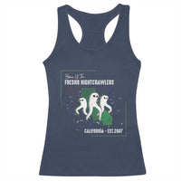 Fresno Nightcrawlers Racerback Tank Top Home Of California Cryptid Gift - Wonder Print Shop