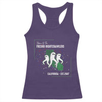 Fresno Nightcrawlers Racerback Tank Top Home Of California Cryptid Gift - Wonder Print Shop