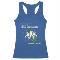 Fresno Nightcrawlers Racerback Tank Top Home Of California Cryptid Gift - Wonder Print Shop