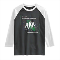 Fresno Nightcrawlers Raglan Shirt Home Of California Cryptid Gift - Wonder Print Shop