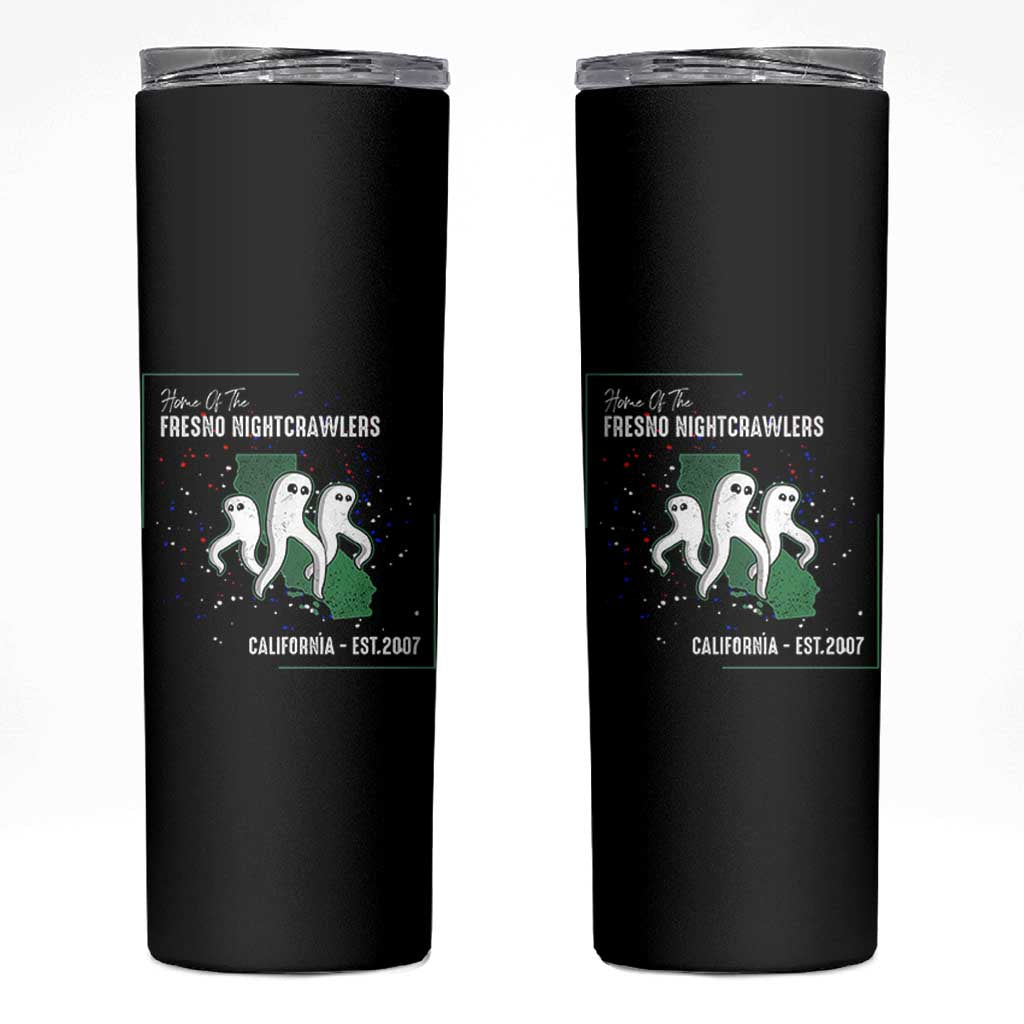 Fresno Nightcrawlers Skinny Tumbler Home Of California Cryptid Gift - Wonder Print Shop