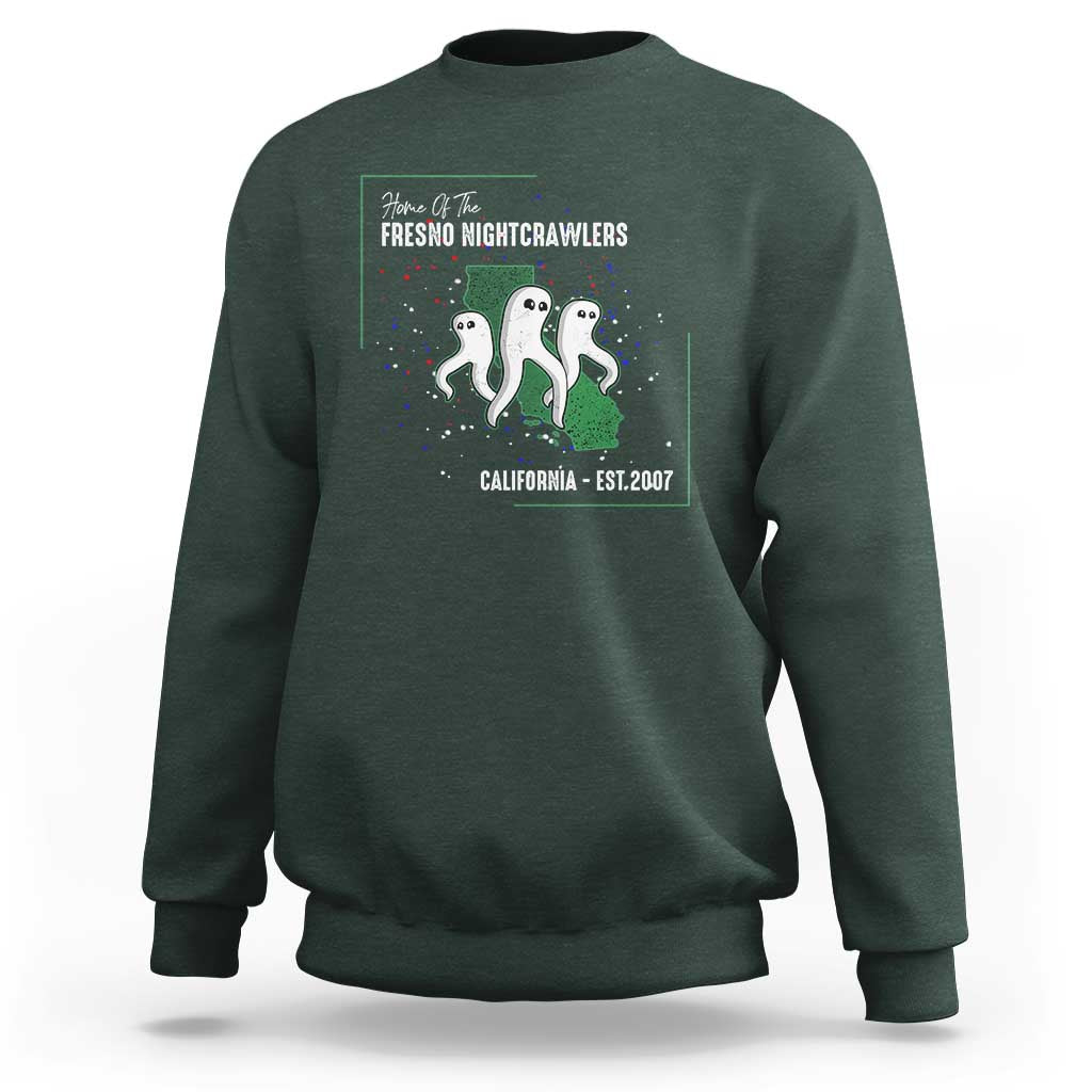 Fresno Nightcrawlers Sweatshirt Home Of California Cryptid Gift - Wonder Print Shop