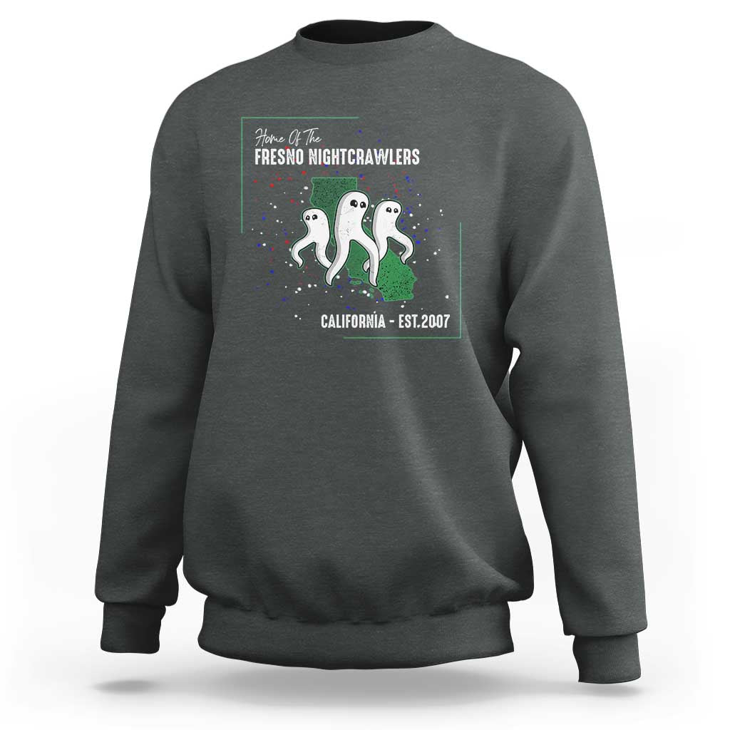 Fresno Nightcrawlers Sweatshirt Home Of California Cryptid Gift - Wonder Print Shop