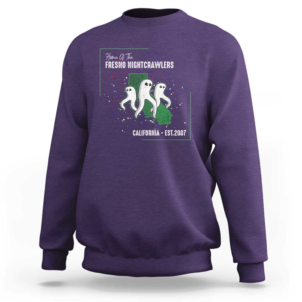 Fresno Nightcrawlers Sweatshirt Home Of California Cryptid Gift - Wonder Print Shop