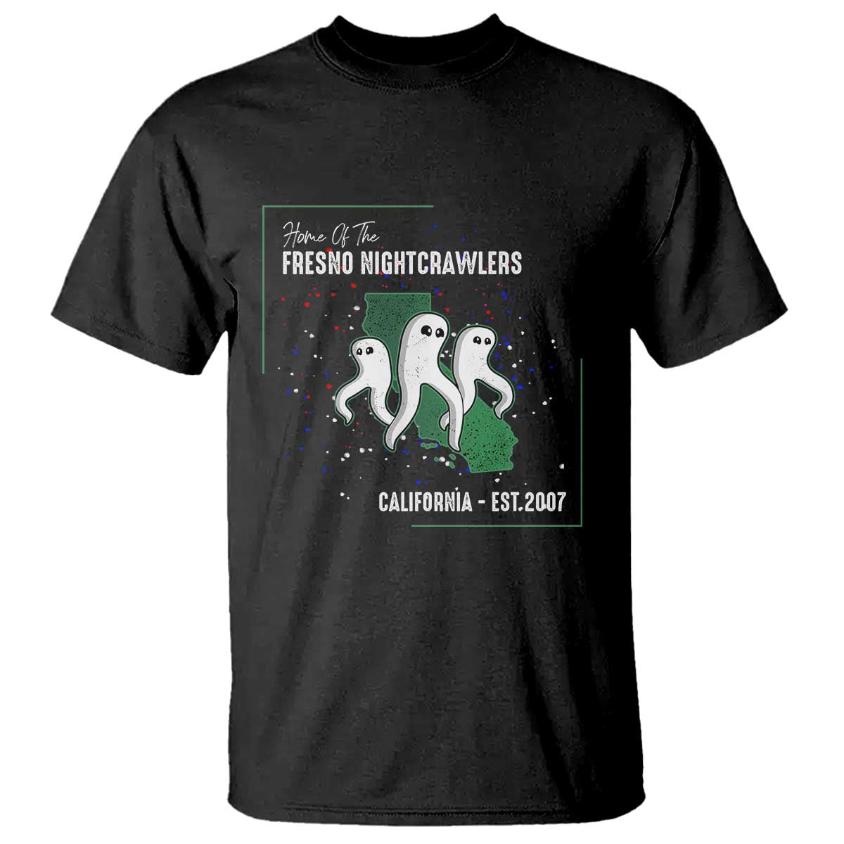 Fresno Nightcrawlers T Shirt Home Of California Cryptid Gift - Wonder Print Shop