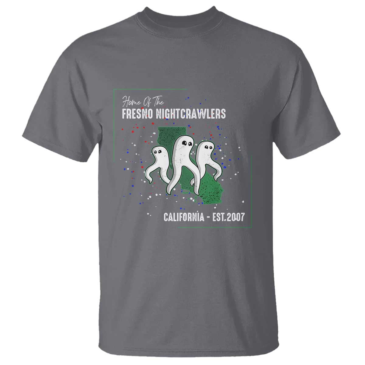 Fresno Nightcrawlers T Shirt Home Of California Cryptid Gift - Wonder Print Shop