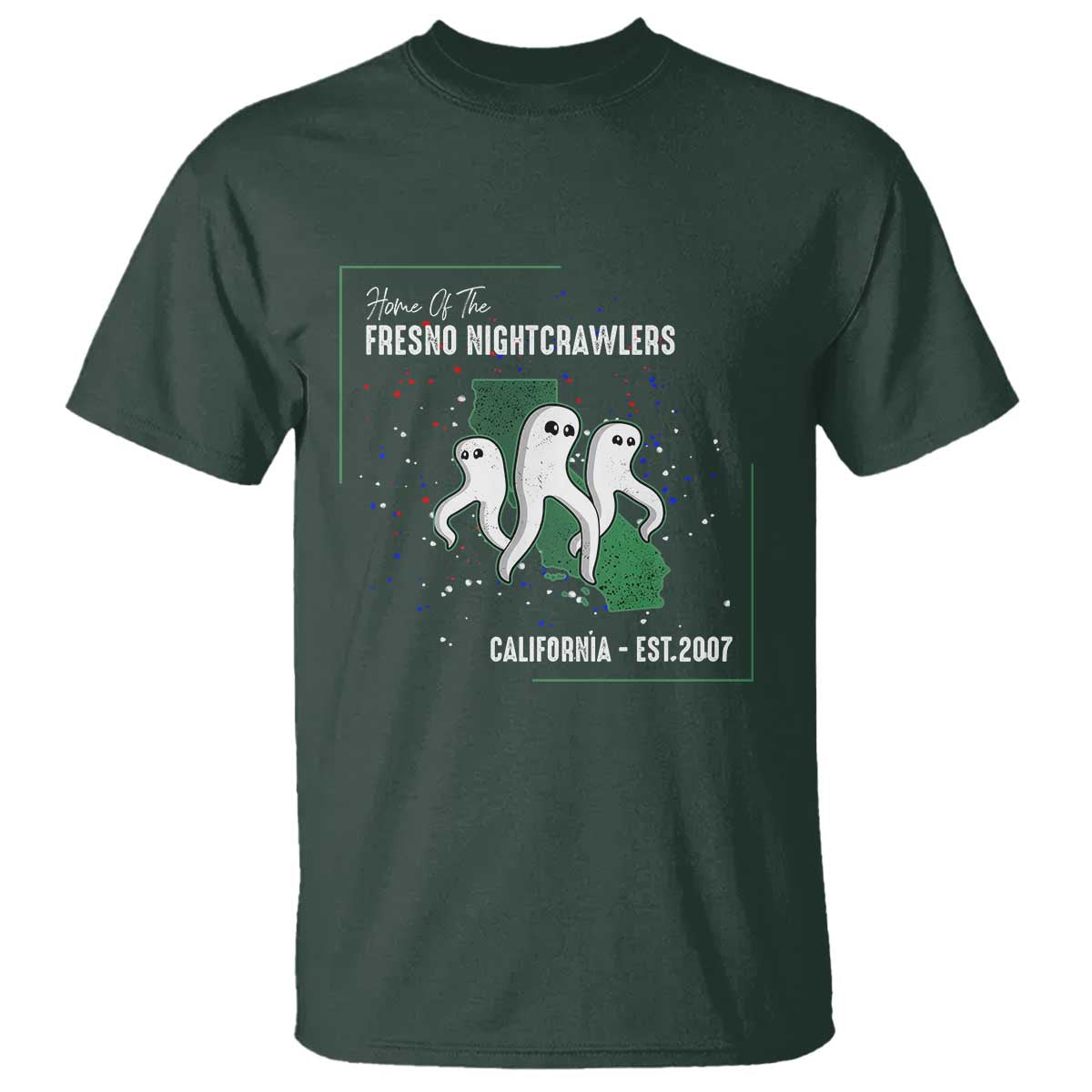 Fresno Nightcrawlers T Shirt Home Of California Cryptid Gift - Wonder Print Shop