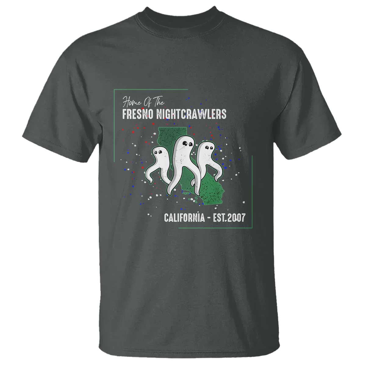 Fresno Nightcrawlers T Shirt Home Of California Cryptid Gift - Wonder Print Shop