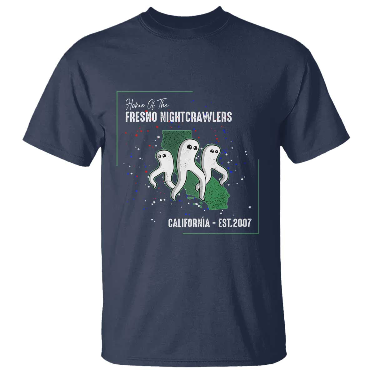 Fresno Nightcrawlers T Shirt Home Of California Cryptid Gift - Wonder Print Shop