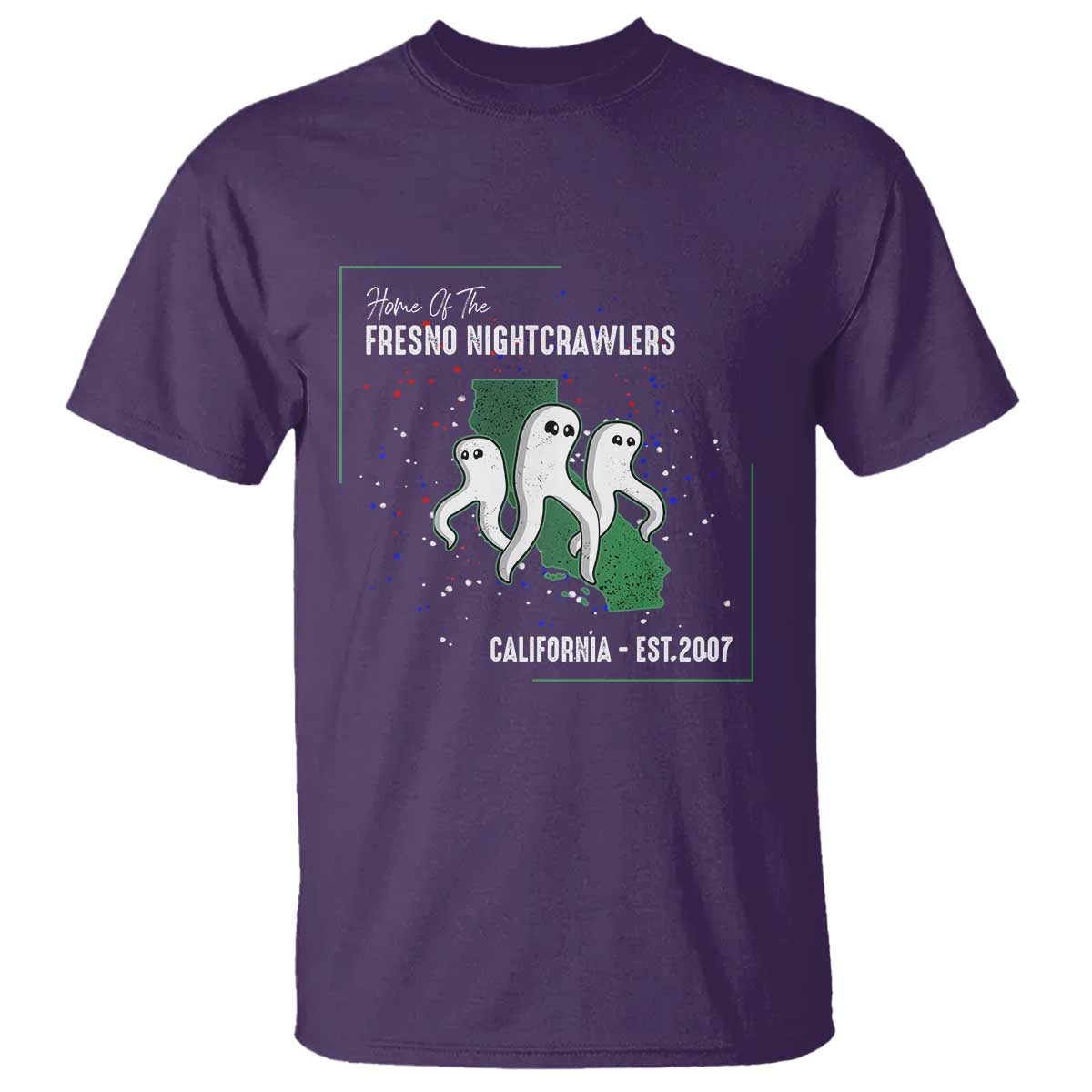 Fresno Nightcrawlers T Shirt Home Of California Cryptid Gift - Wonder Print Shop