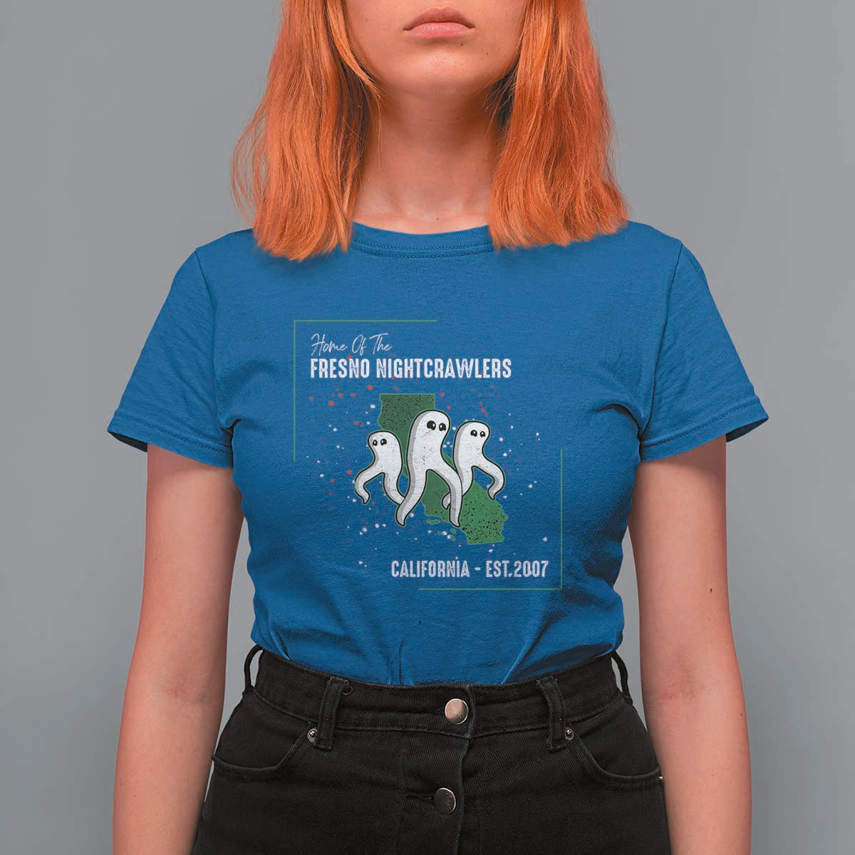 Fresno Nightcrawlers T Shirt For Women Home Of California Cryptid Gift - Wonder Print Shop