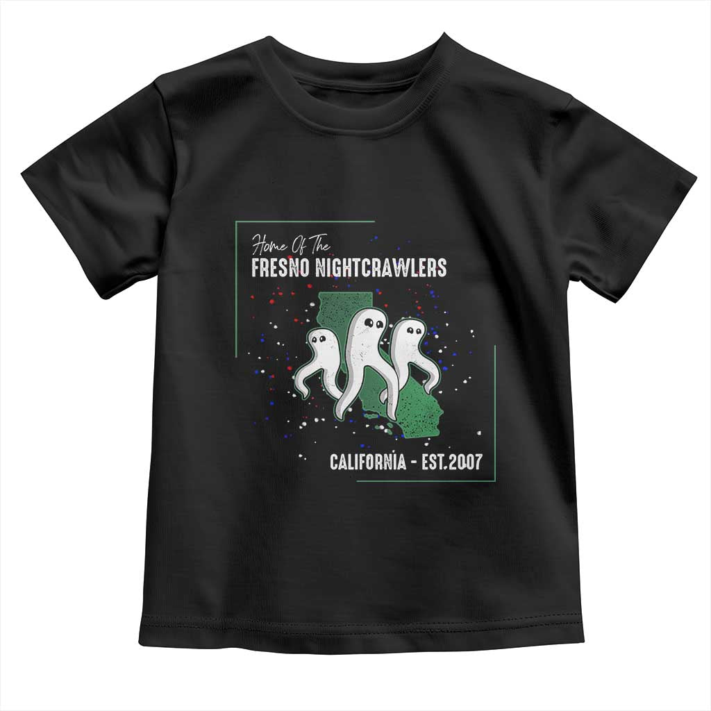 Fresno Nightcrawlers Toddler T Shirt Home Of California Cryptid Gift - Wonder Print Shop