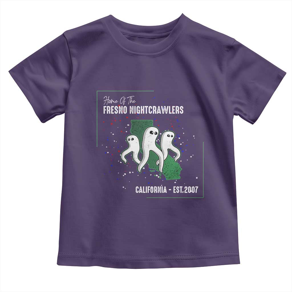 Fresno Nightcrawlers Toddler T Shirt Home Of California Cryptid Gift - Wonder Print Shop