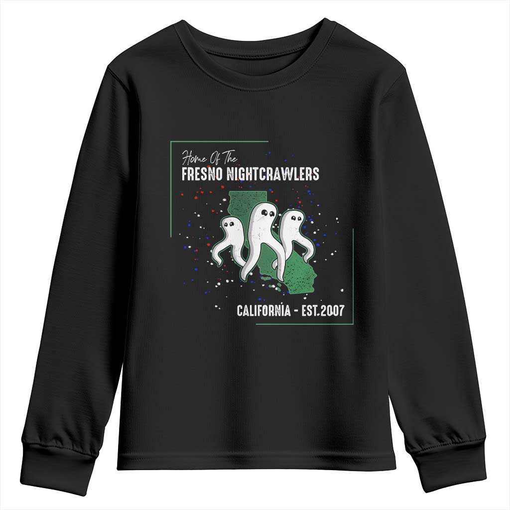 Fresno Nightcrawlers Youth Sweatshirt Home Of California Cryptid Gift - Wonder Print Shop