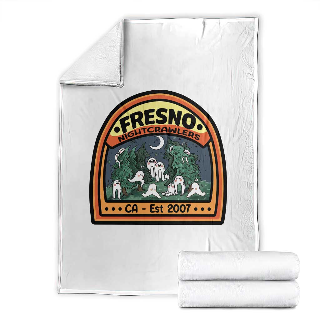 Fresno Nightcrawlers Folklore Gift Throw Blanket Home Of California Cryptids - Wonder Print Shop