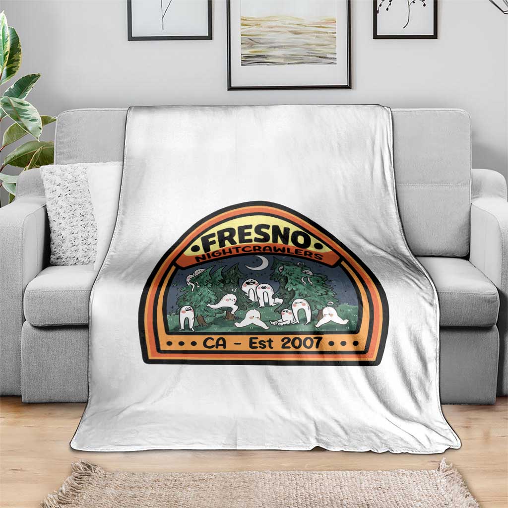 Fresno Nightcrawlers Folklore Gift Throw Blanket Home Of California Cryptids - Wonder Print Shop