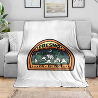 Fresno Nightcrawlers Folklore Gift Throw Blanket Home Of California Cryptids - Wonder Print Shop