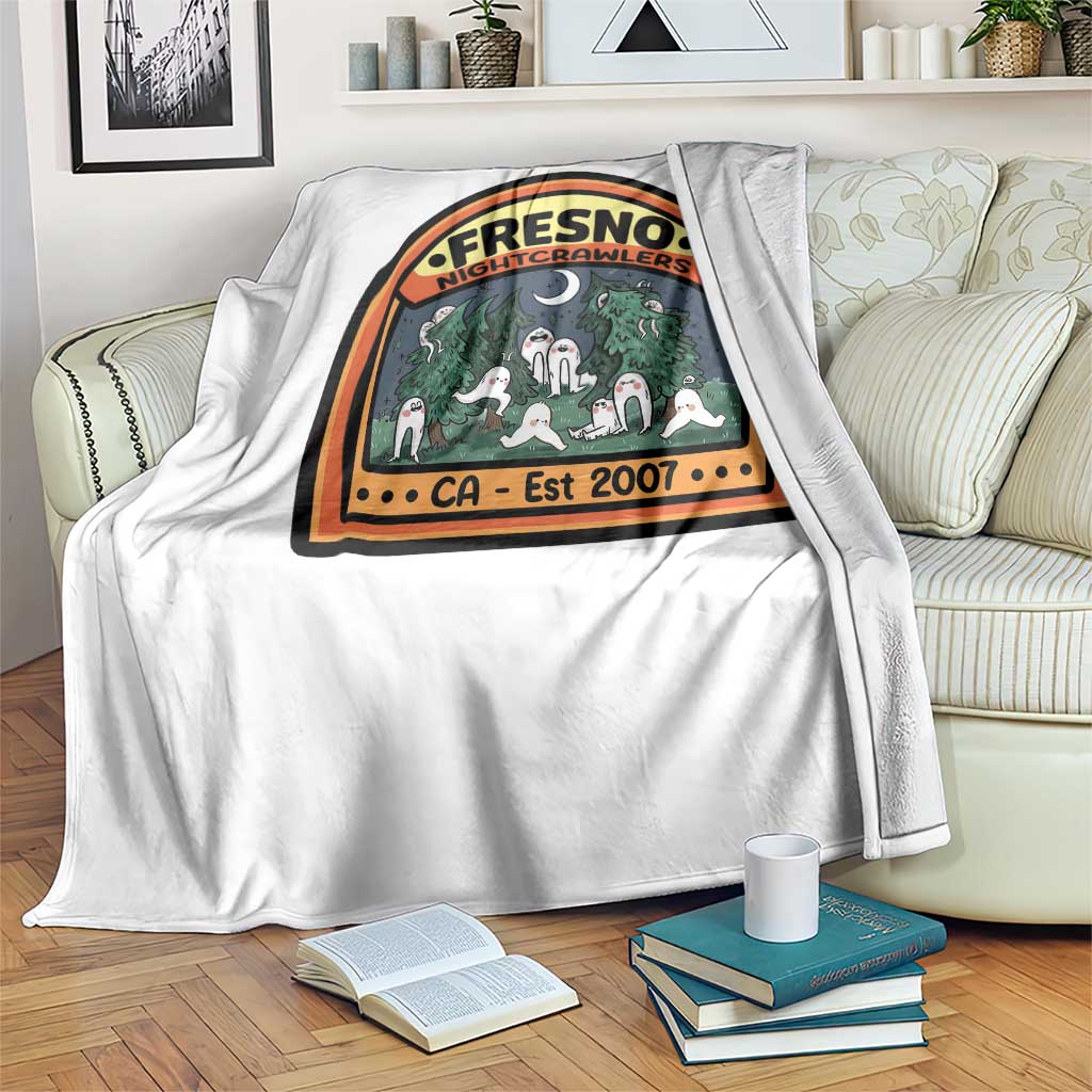 Fresno Nightcrawlers Folklore Gift Throw Blanket Home Of California Cryptids - Wonder Print Shop