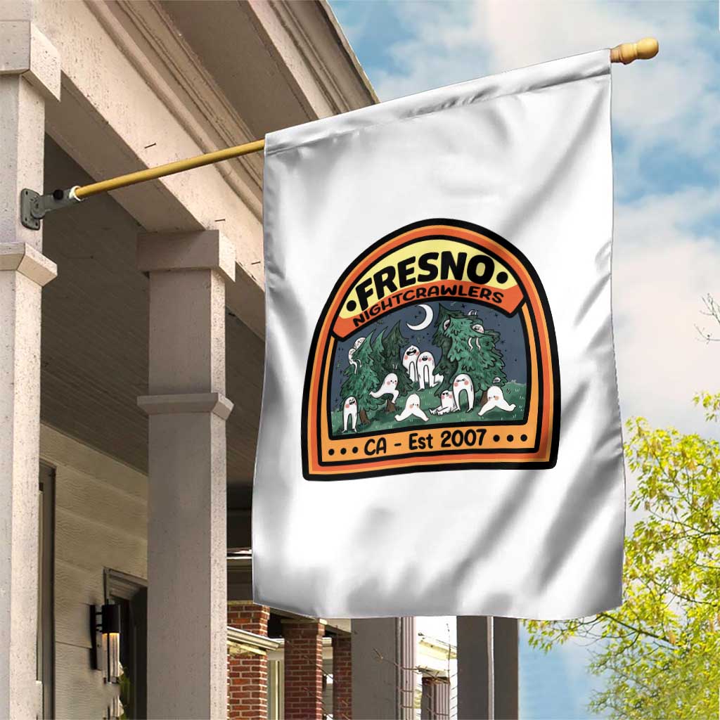 Fresno Nightcrawlers Folklore Gift Garden Flag Home Of California Cryptids - Wonder Print Shop