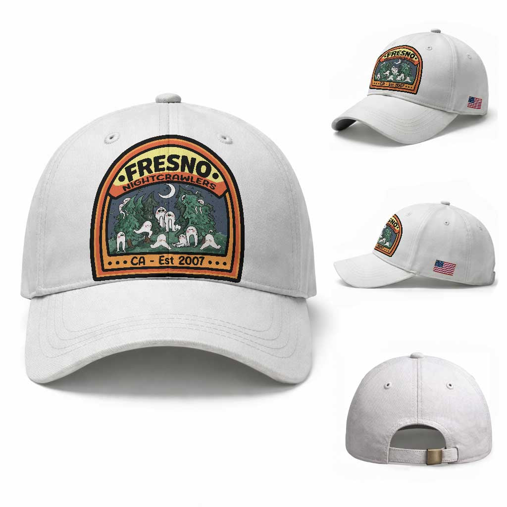 Fresno Nightcrawlers Folklore Gift Baseball Cap Home Of California Cryptids