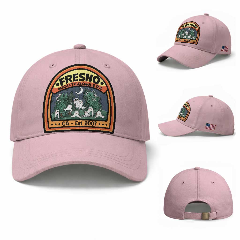 Fresno Nightcrawlers Folklore Gift Baseball Cap Home Of California Cryptids