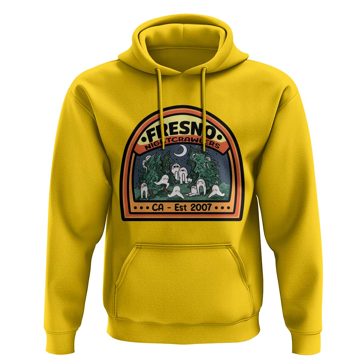 Fresno Nightcrawlers Folklore Gift Hoodie Home Of California Cryptids - Wonder Print Shop
