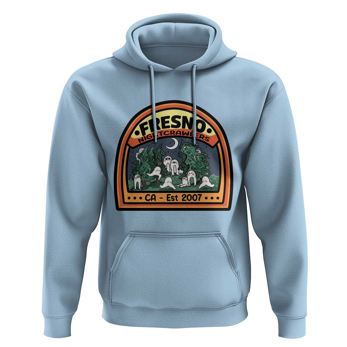 Fresno Nightcrawlers Folklore Gift Hoodie Home Of California Cryptids - Wonder Print Shop