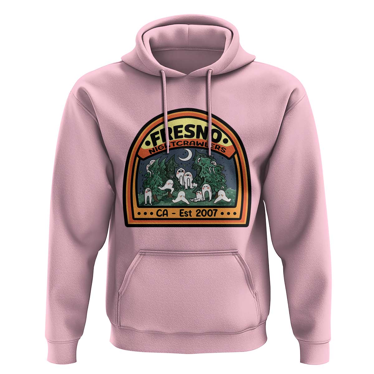 Fresno Nightcrawlers Folklore Gift Hoodie Home Of California Cryptids - Wonder Print Shop