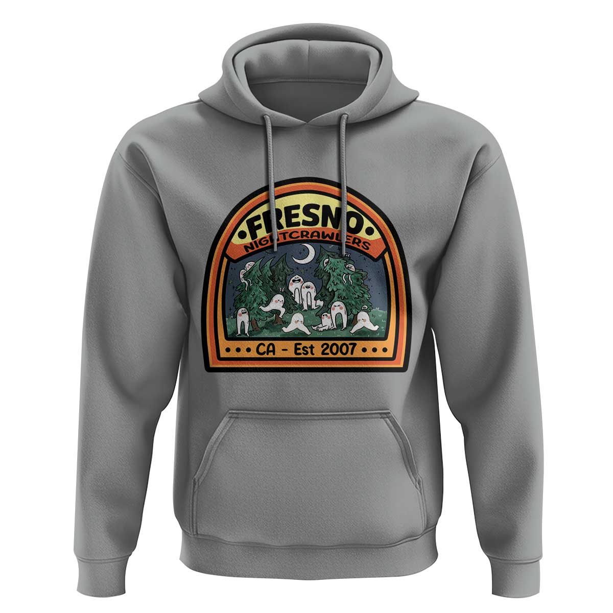 Fresno Nightcrawlers Folklore Gift Hoodie Home Of California Cryptids - Wonder Print Shop