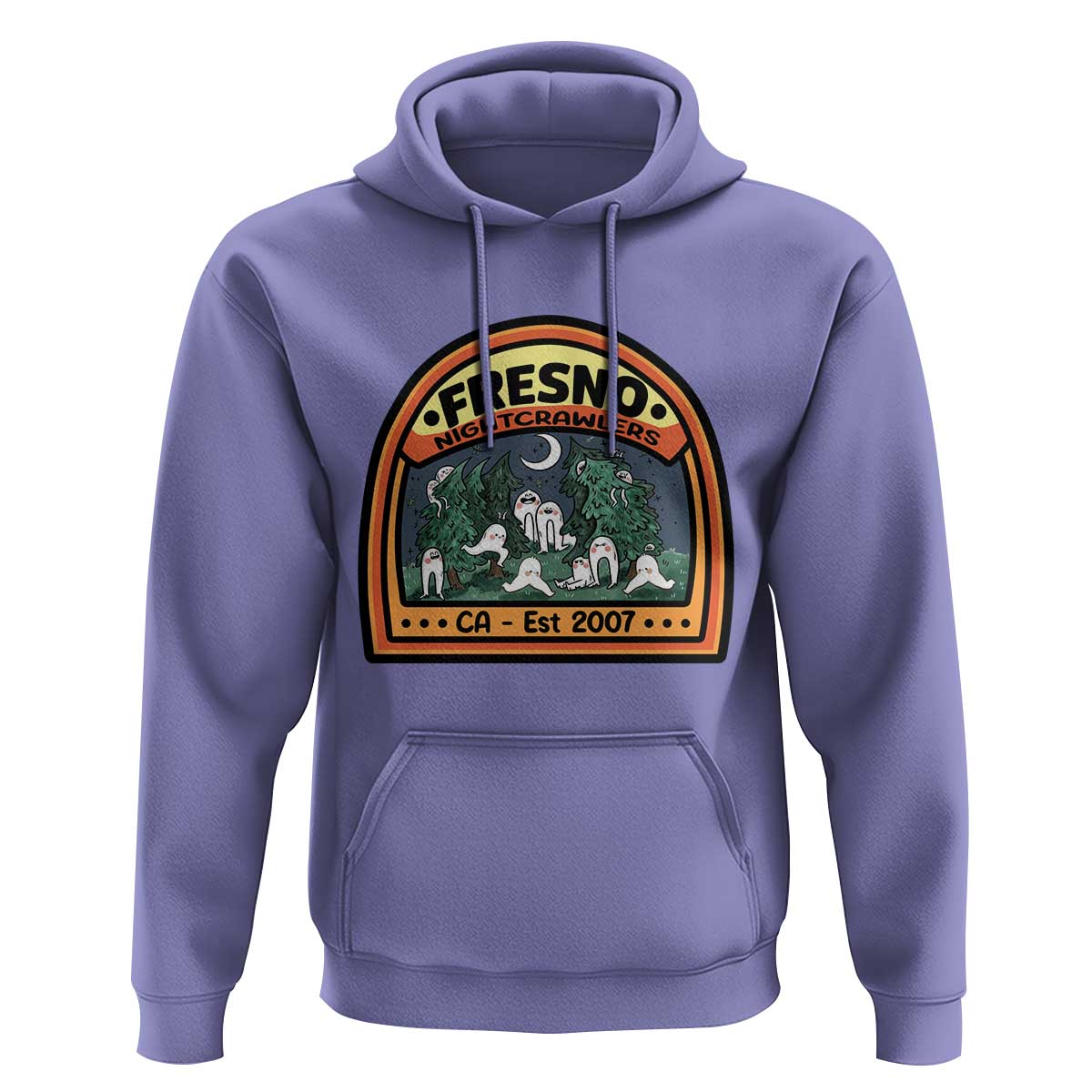 Fresno Nightcrawlers Folklore Gift Hoodie Home Of California Cryptids - Wonder Print Shop