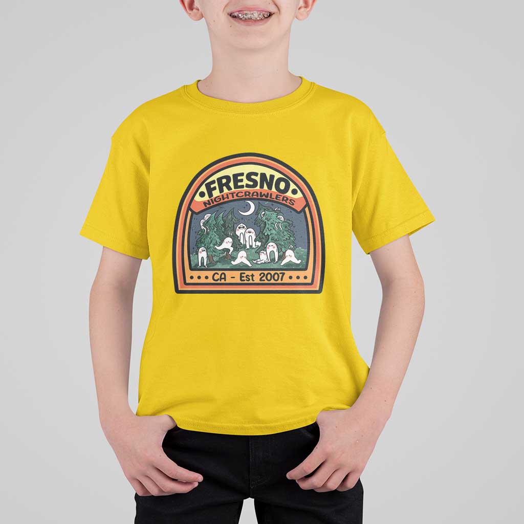 Fresno Nightcrawlers Folklore Gift T Shirt For Kid Home Of California Cryptids - Wonder Print Shop