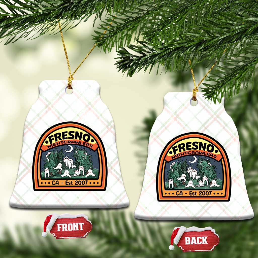 Fresno Nightcrawlers Folklore Gift Ceramic Ornament Home Of California Cryptids - Wonder Print Shop