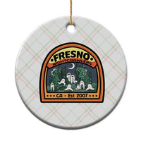 Fresno Nightcrawlers Folklore Gift Ceramic Ornament Home Of California Cryptids - Wonder Print Shop