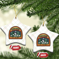 Fresno Nightcrawlers Folklore Gift Ceramic Ornament Home Of California Cryptids - Wonder Print Shop