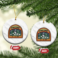 Fresno Nightcrawlers Folklore Gift Ceramic Ornament Home Of California Cryptids - Wonder Print Shop