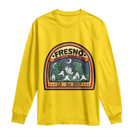Fresno Nightcrawlers Folklore Gift Long Sleeve Shirt Home Of California Cryptids - Wonder Print Shop