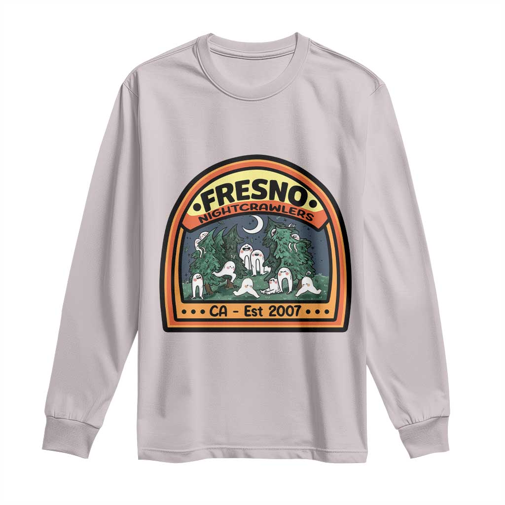 Fresno Nightcrawlers Folklore Gift Long Sleeve Shirt Home Of California Cryptids - Wonder Print Shop