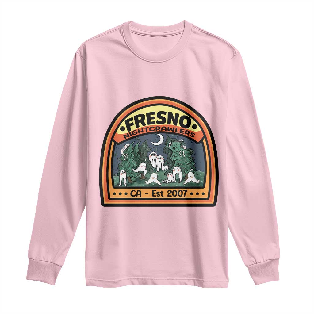 Fresno Nightcrawlers Folklore Gift Long Sleeve Shirt Home Of California Cryptids - Wonder Print Shop