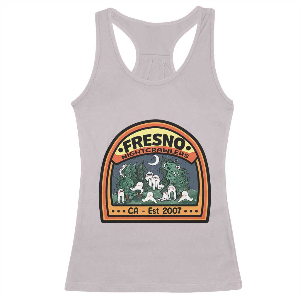 Fresno Nightcrawlers Folklore Gift Racerback Tank Top Home Of California Cryptids - Wonder Print Shop